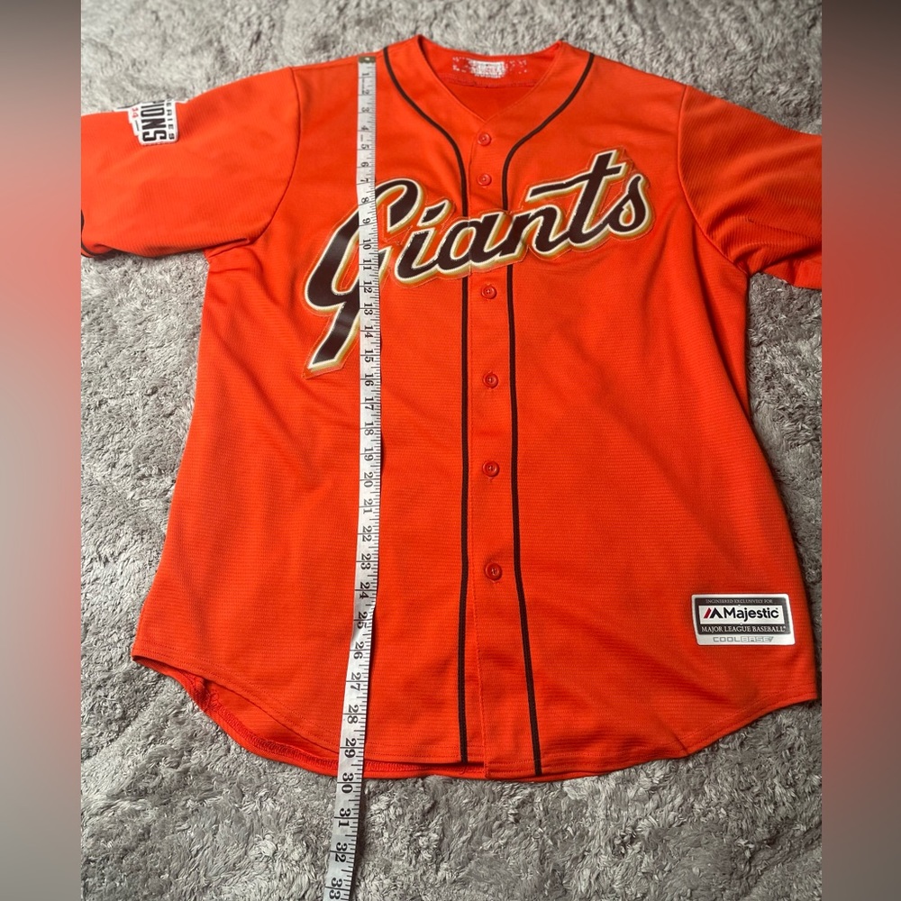Rare Mens 2014 Majestic San Francisco Giants World Series Championship Jersey - Picture 7 of 9